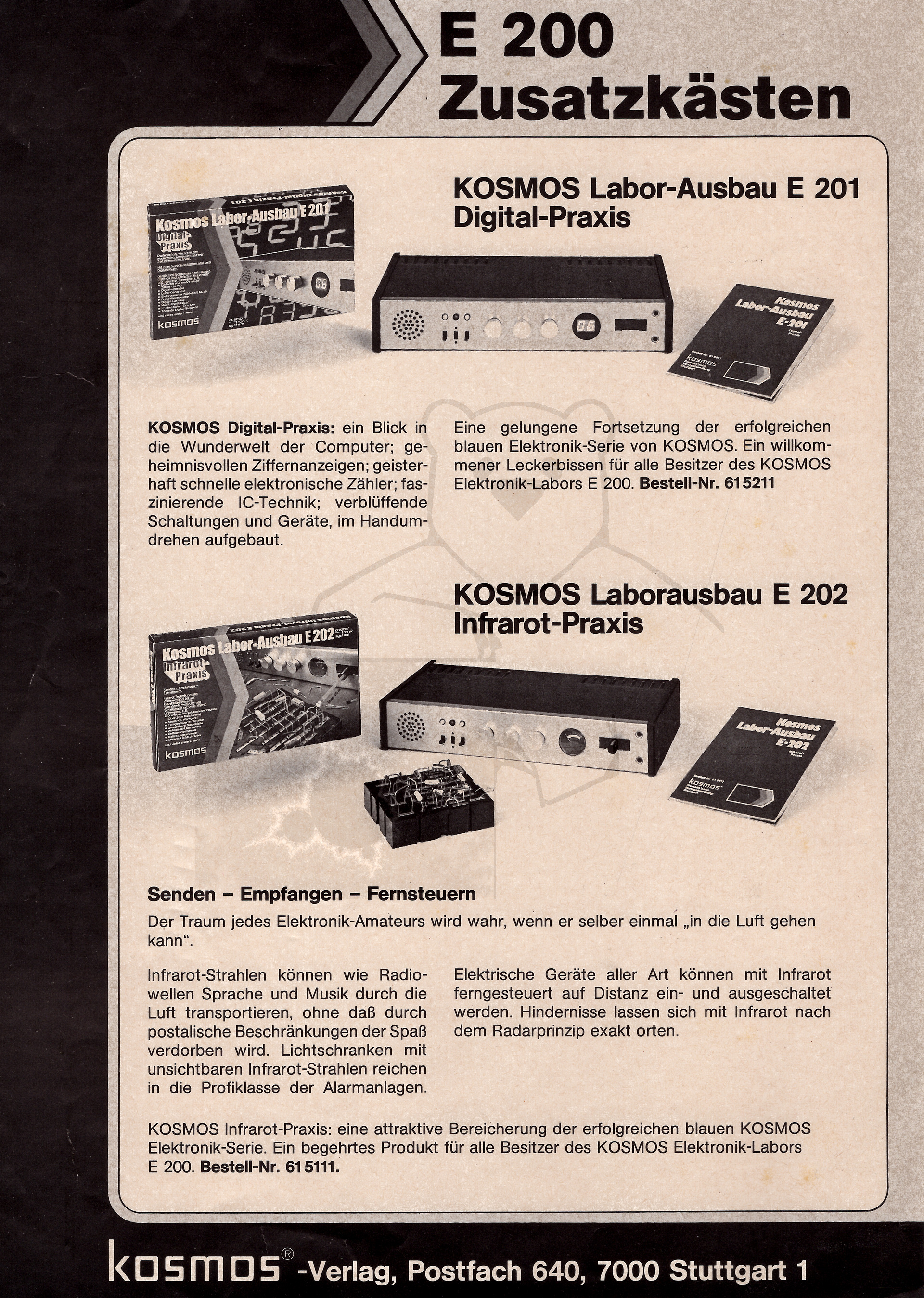 Kosmos Elektronik Labor E200 - Beilage
